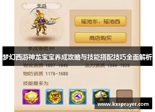 梦幻西游神龙宝宝养成攻略与技能搭配技巧全面解析